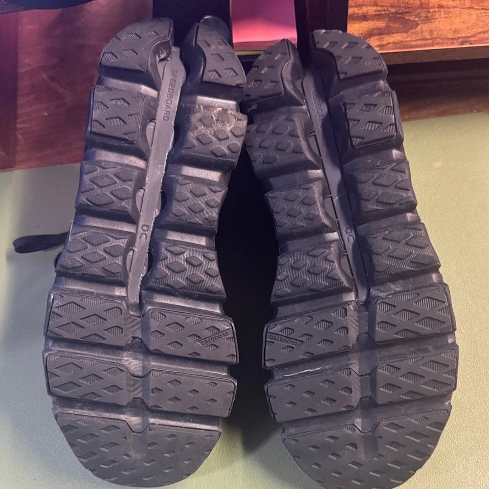 On Running Black Athletic Shoes - Picture 4 of 5